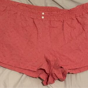 Old Navy Coral Textured Lounge Shorts